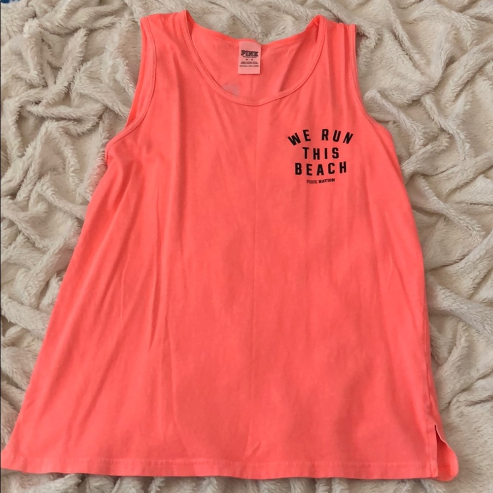 Orange/pinkish PINK tank top!